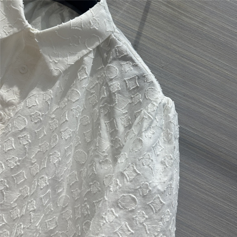 louis vuitton LV jacquard shirt replica clothing sites
