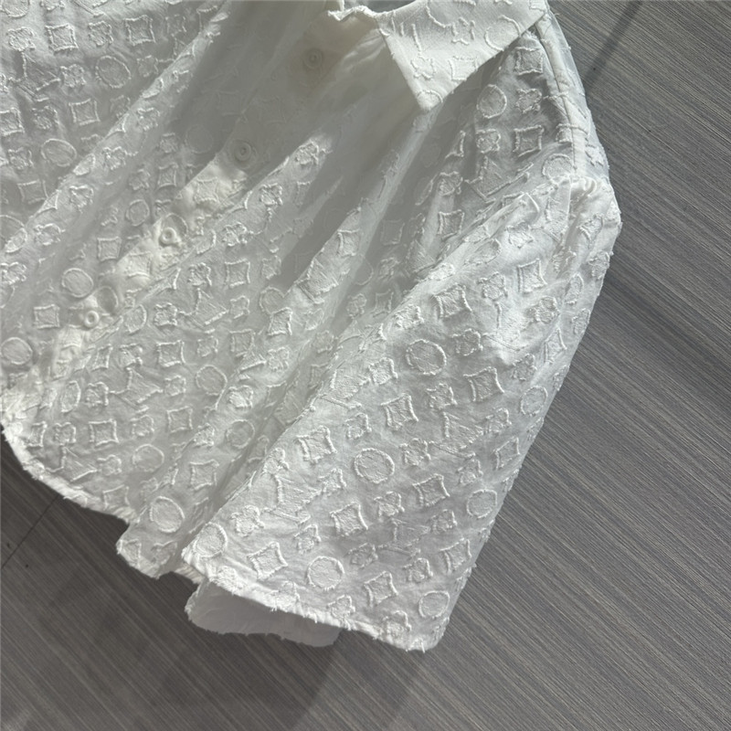 louis vuitton LV jacquard shirt replica clothing sites