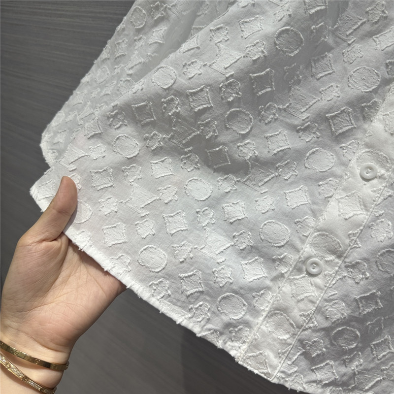 louis vuitton LV jacquard shirt replica clothing sites