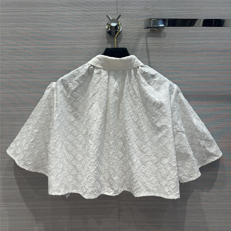 louis vuitton LV jacquard shirt replica clothing sites