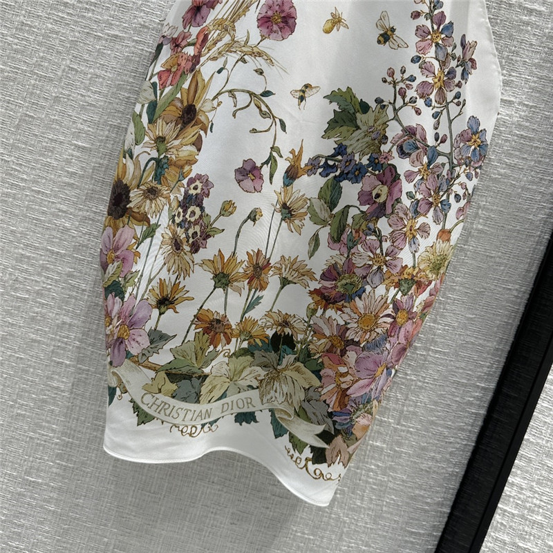 D10r silk printed halterneck vest replica clothing