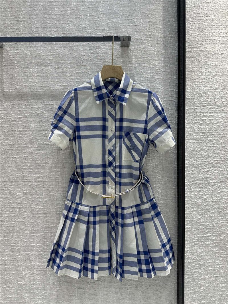 Burberry shirt dress replica designer clothes
