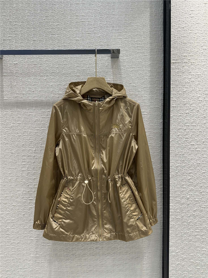 Burberry hooded zipper sun protection small jacket replica clothes