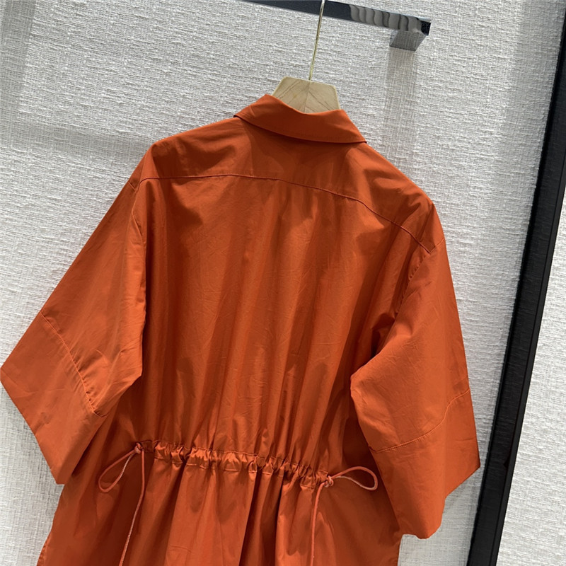 Vanitoo drop shoulder three-quarter sleeve shirt replica clothes