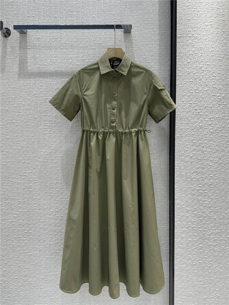 Moncler logo sleeve shirt dress replica clothing