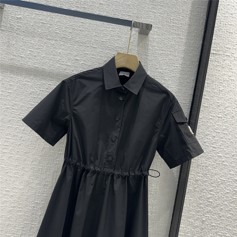 Moncler logo sleeve shirt dress replica clothing
