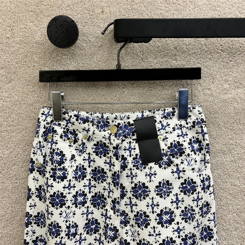 louis vuitton LV high waist wide leg pants replica designer clothes