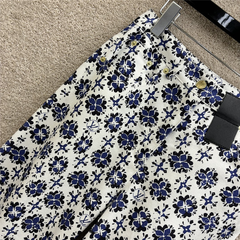 louis vuitton LV high waist wide leg pants replica designer clothes