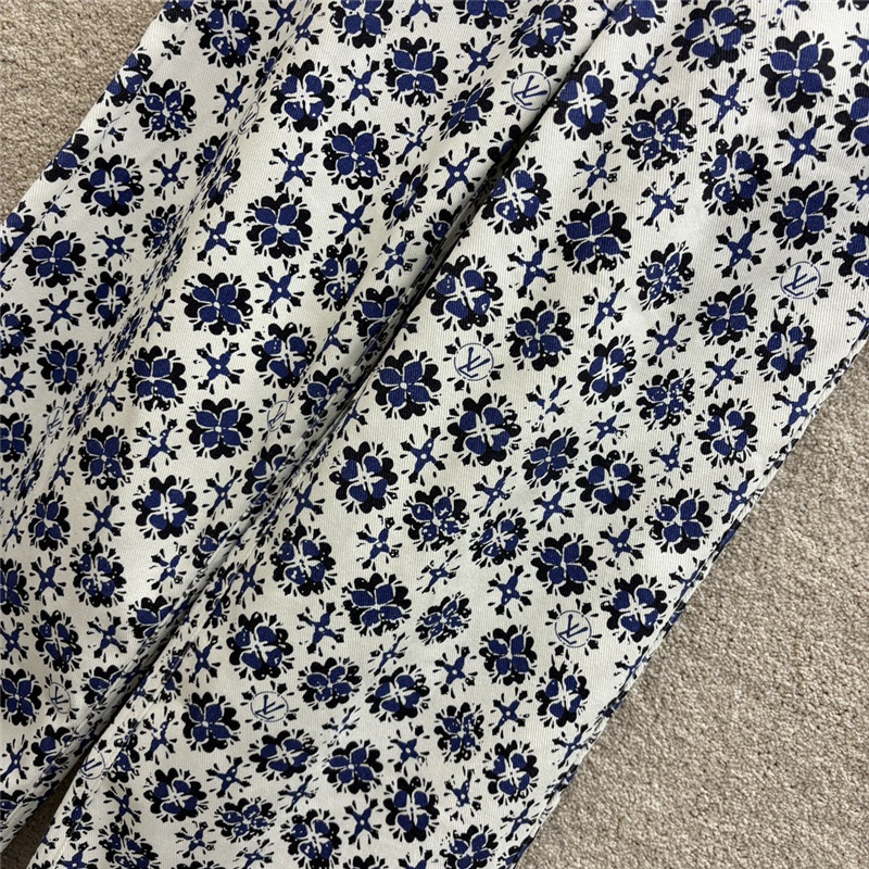 louis vuitton LV high waist wide leg pants replica designer clothes