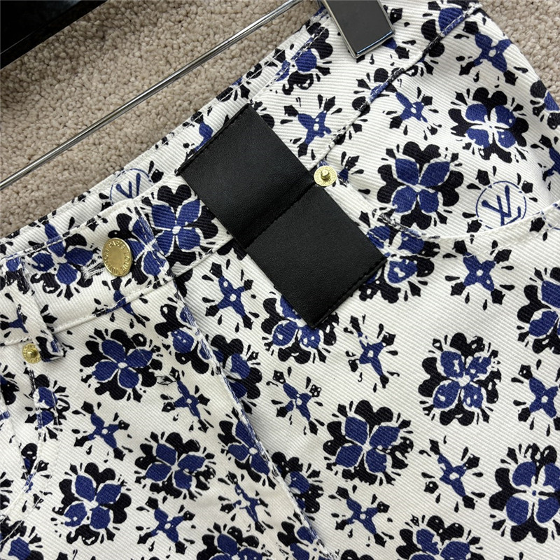 louis vuitton LV high waist wide leg pants replica designer clothes