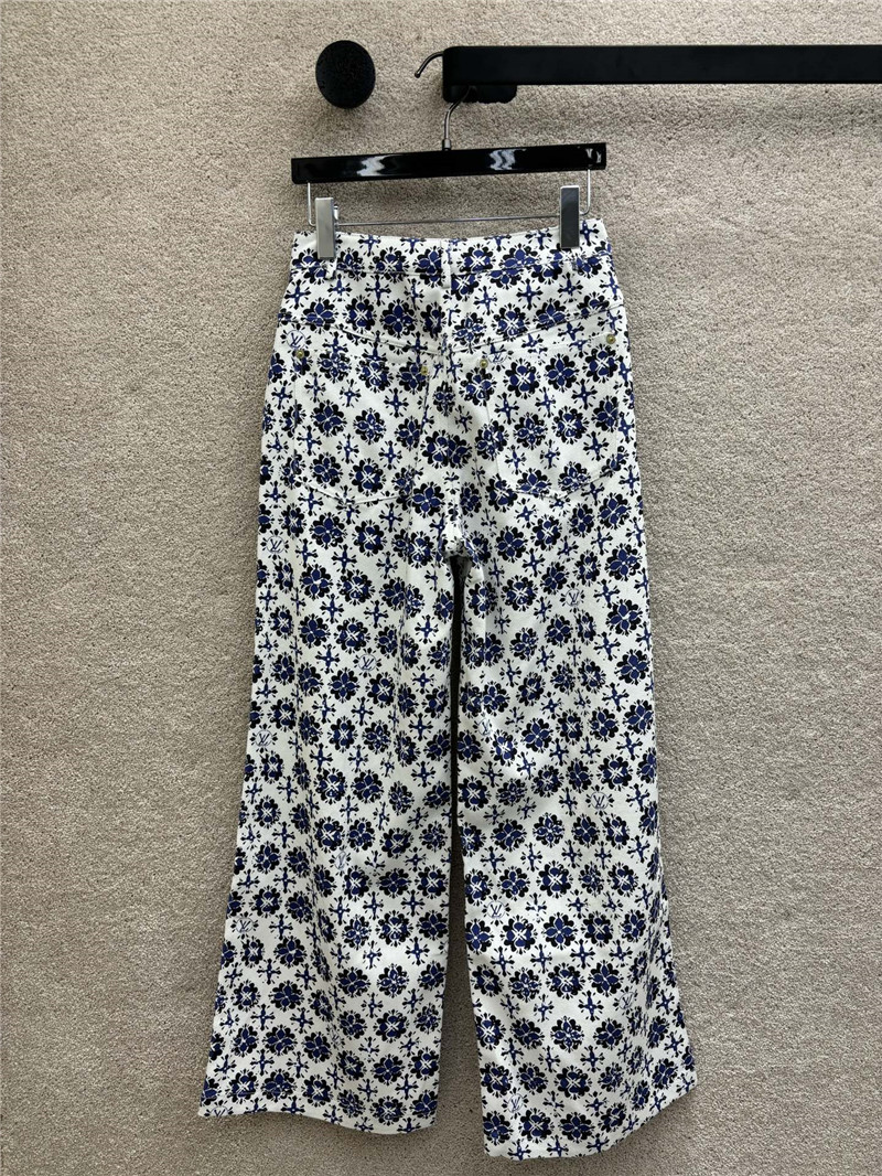 louis vuitton LV high waist wide leg pants replica designer clothes