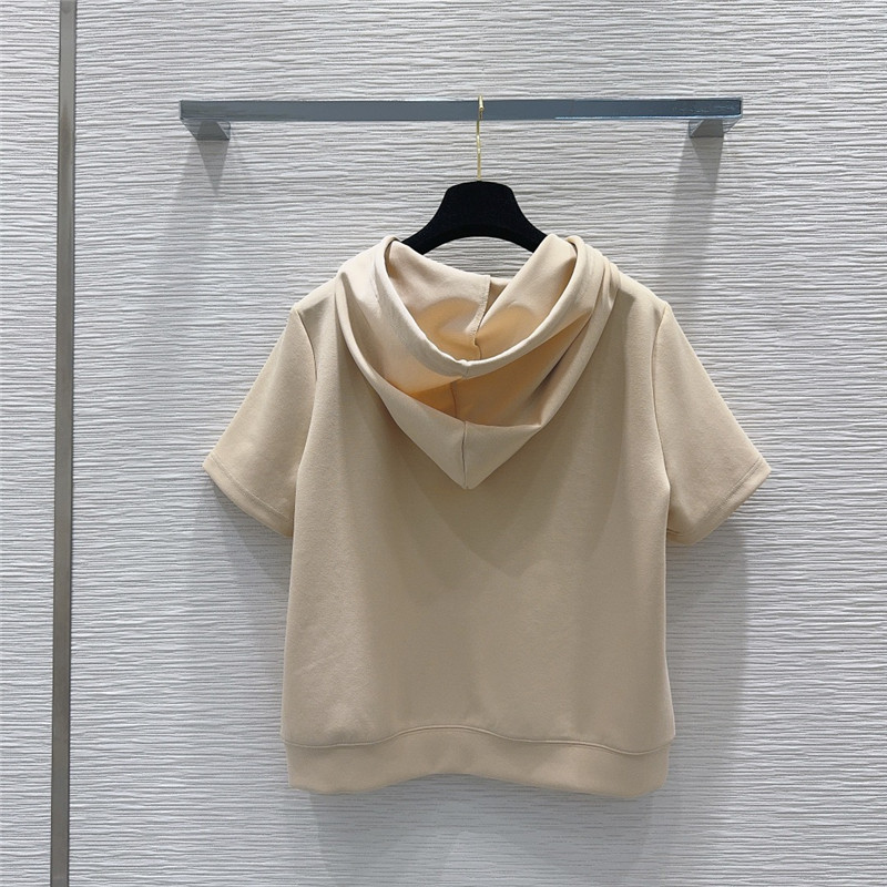 F**di hooded sweatshirt + sports shorts set replicas clothes