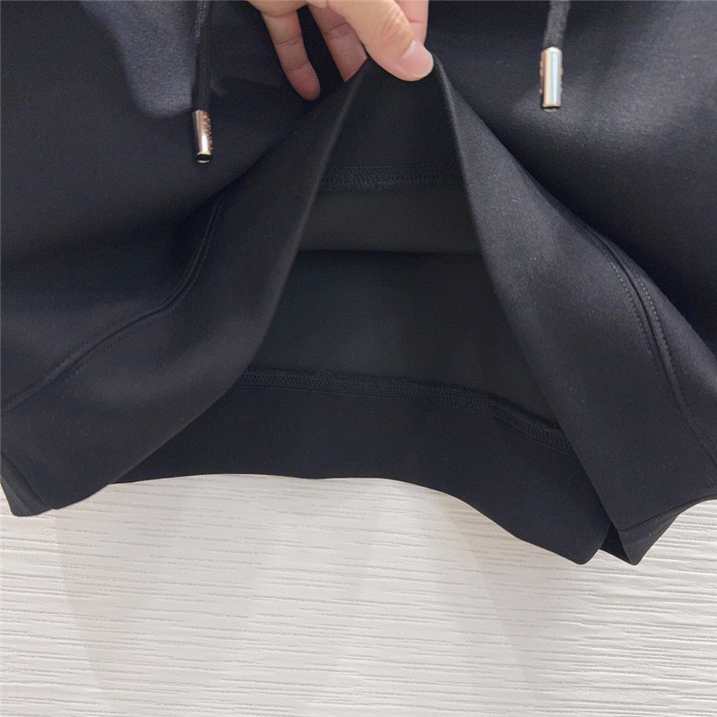 F**di hooded sweatshirt + sports shorts set replicas clothes