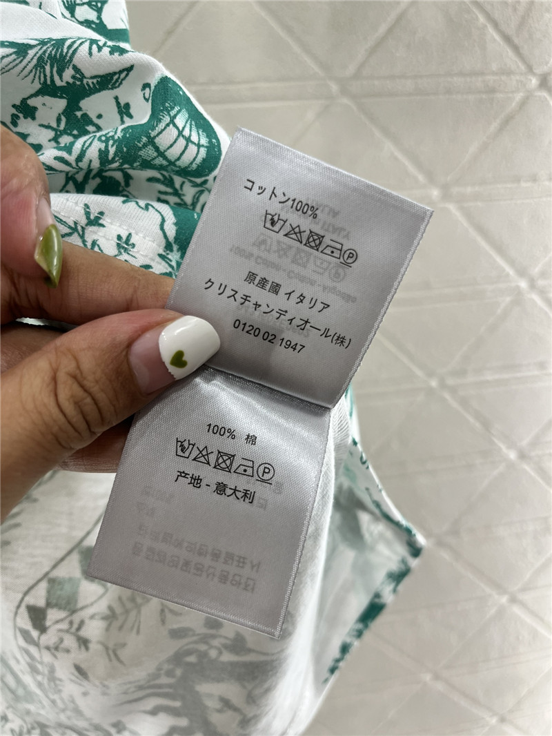 D10r sun print t-shirt replica designer clothes