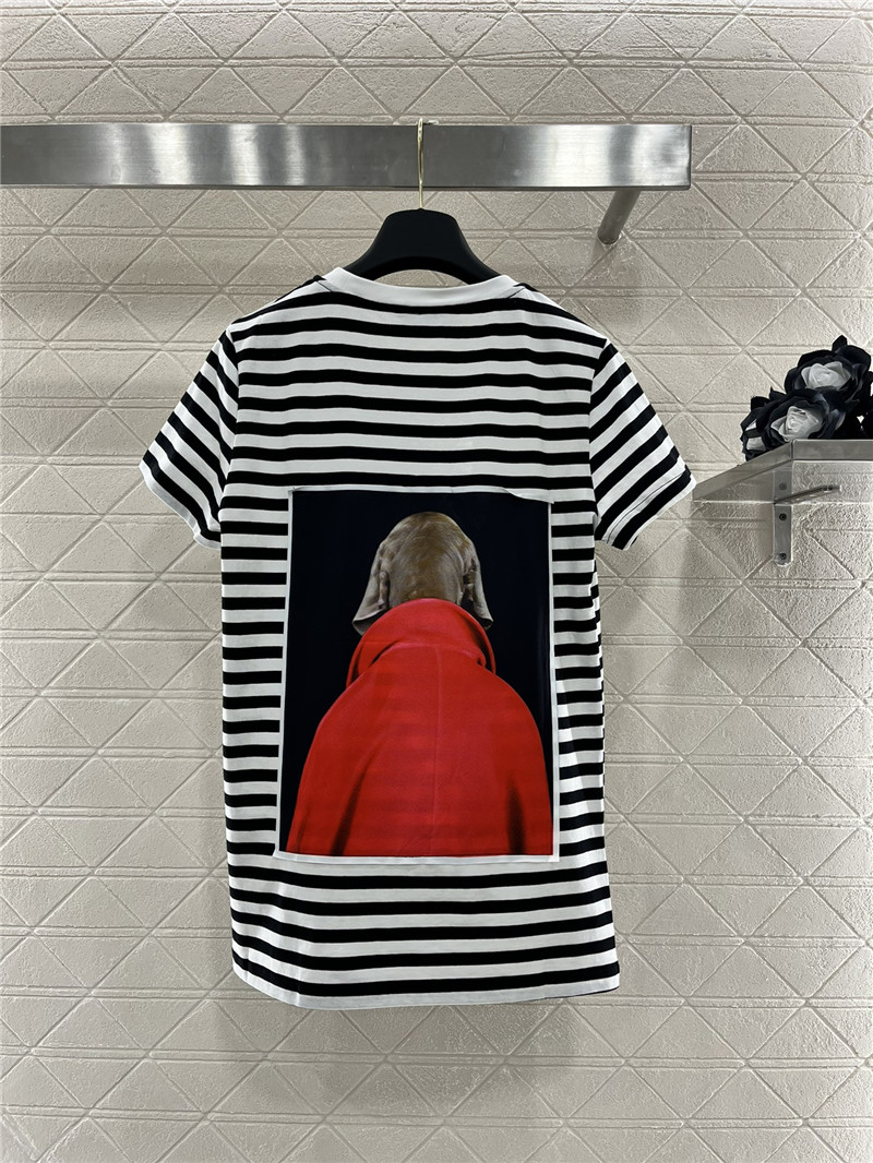 Max Mara Rosso Striped T-shirt