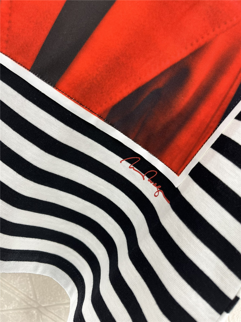 Max Mara Rosso Striped T-shirt