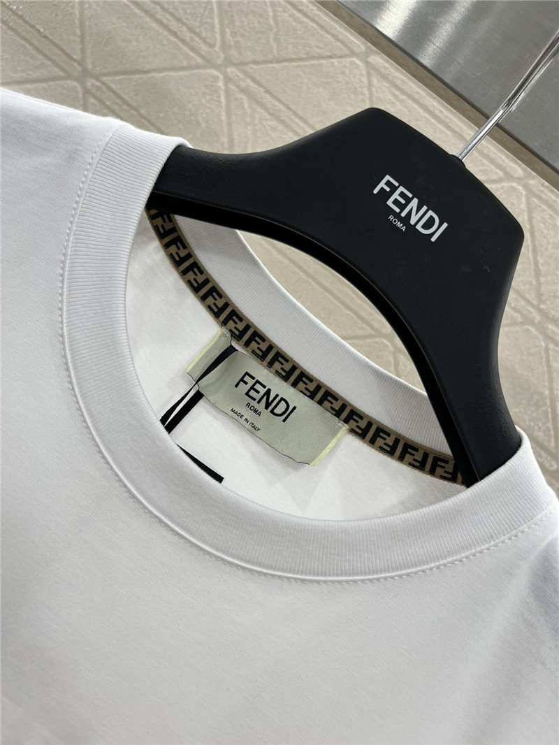 F**di 3d toothbrush lettering t-shirt replica d&g clothing