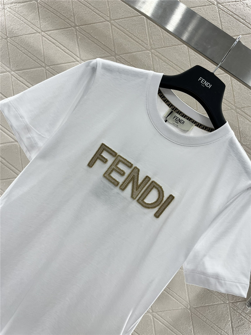 F**di 3d toothbrush lettering t-shirt replica d&g clothing