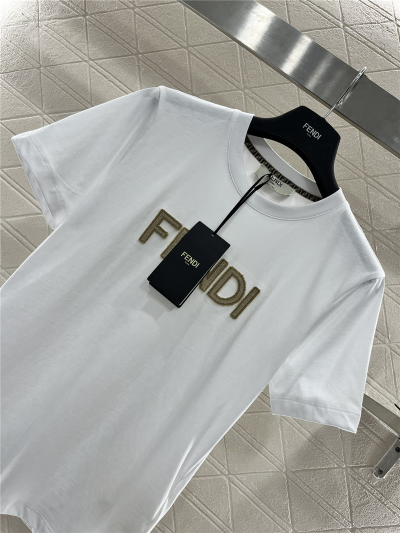 F**di 3d toothbrush lettering t-shirt replica d&g clothing