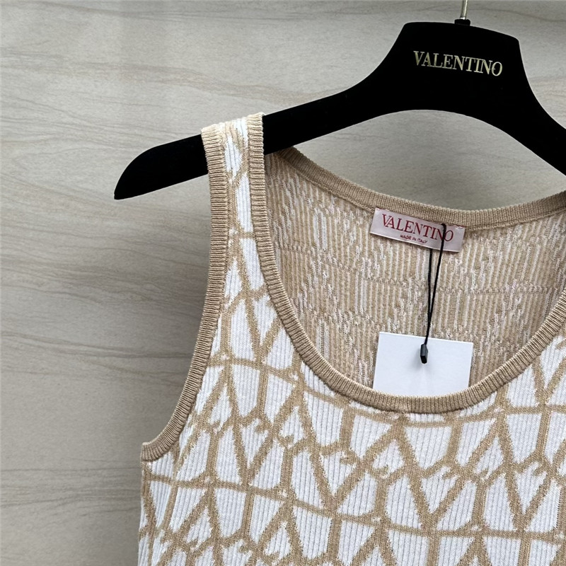 valentino logo striped cotton vest replica d&g clothing