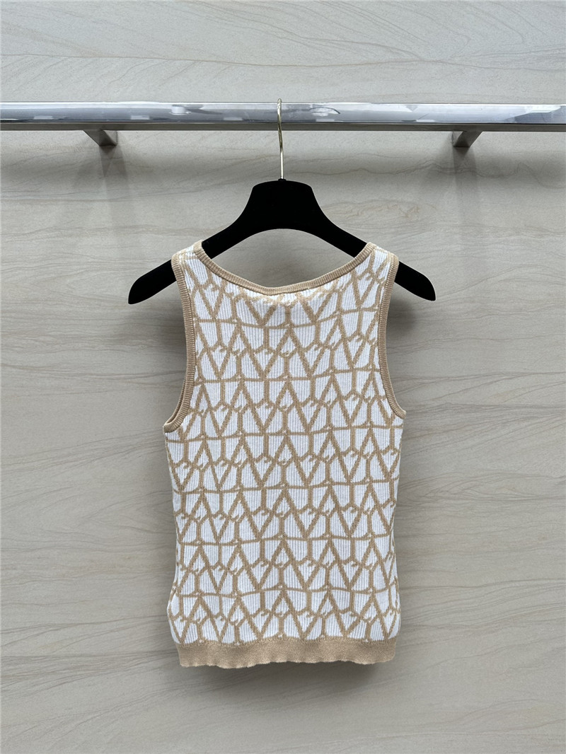 valentino logo striped cotton vest replica d&g clothing