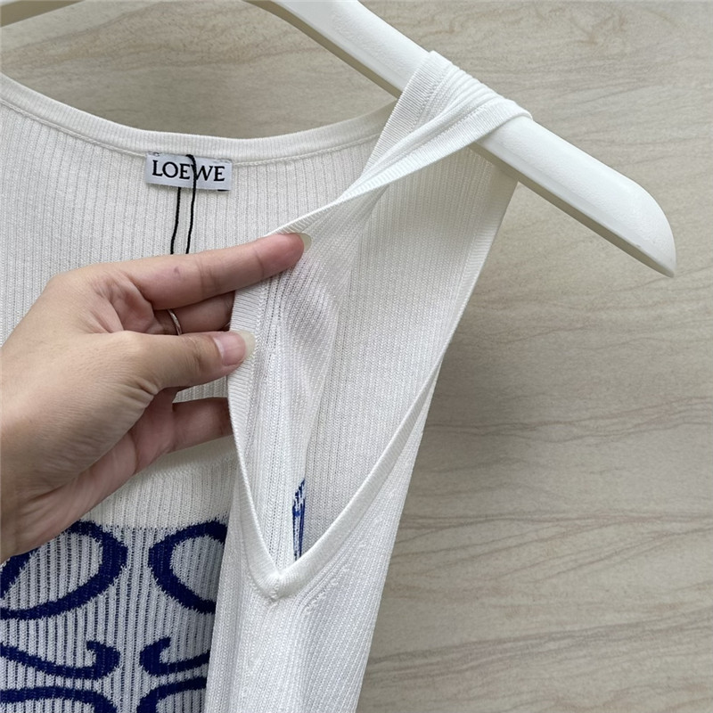 L0ew* knitted vest top replica designer clothing websites