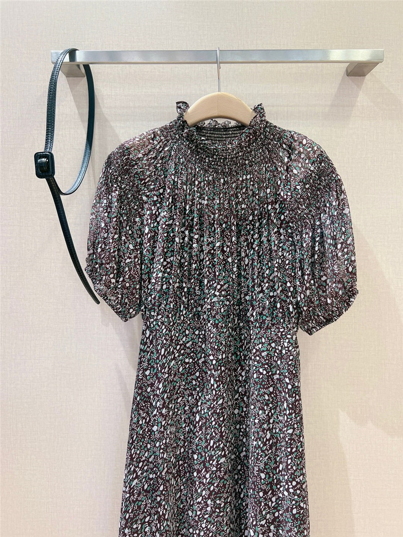 D10r patchwork ruffle collar dress replica d&g clothing