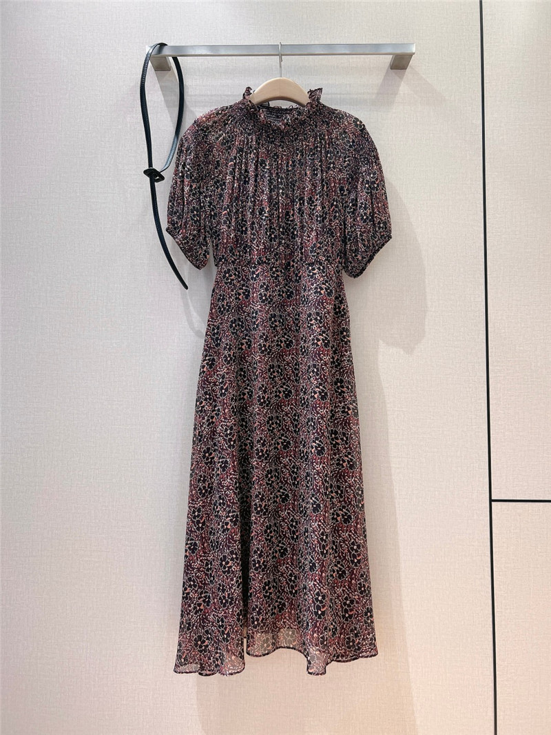 dior patchwork ruffle collar dress replica d&g clothing