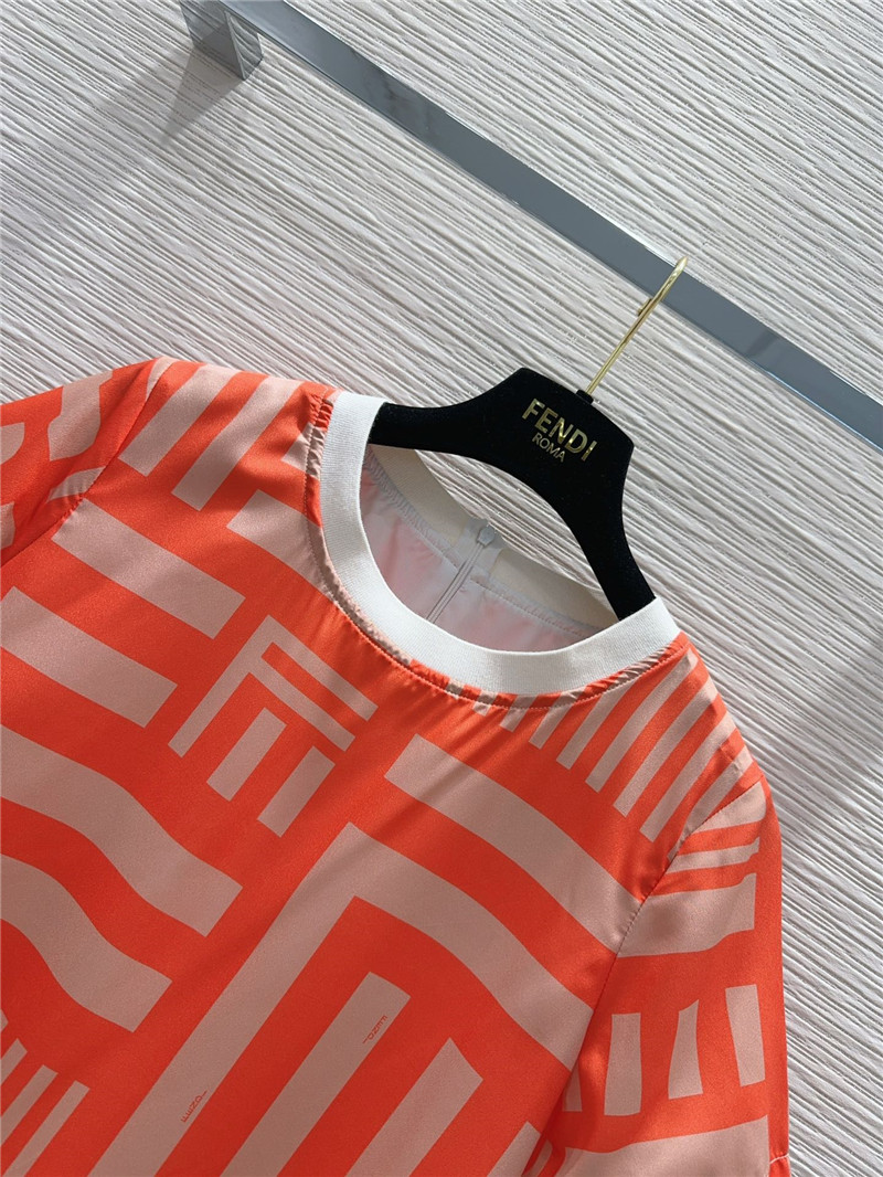 F**di summer print series dress replica d&g clothing