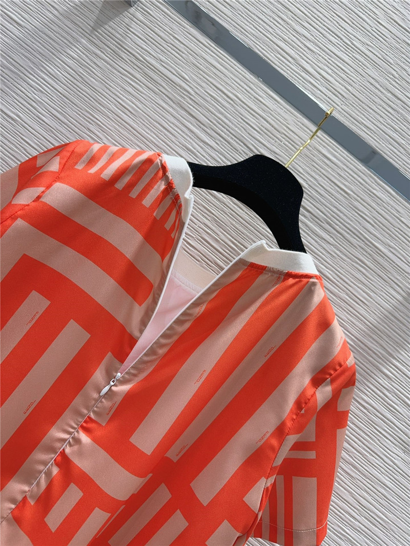 F**di summer print series dress replica d&g clothing