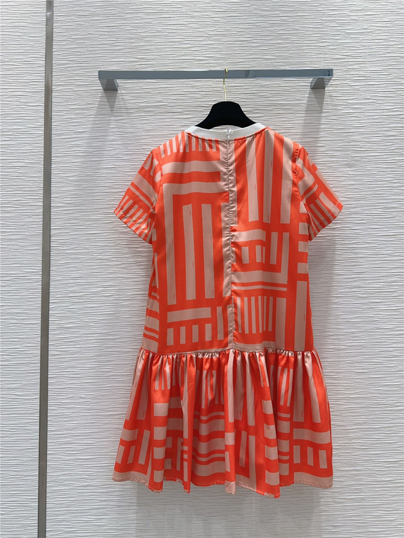 F**di summer print series dress replica d&g clothing