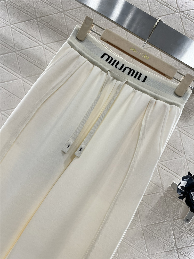 miumiu webbing casual trousers replica clothing sites