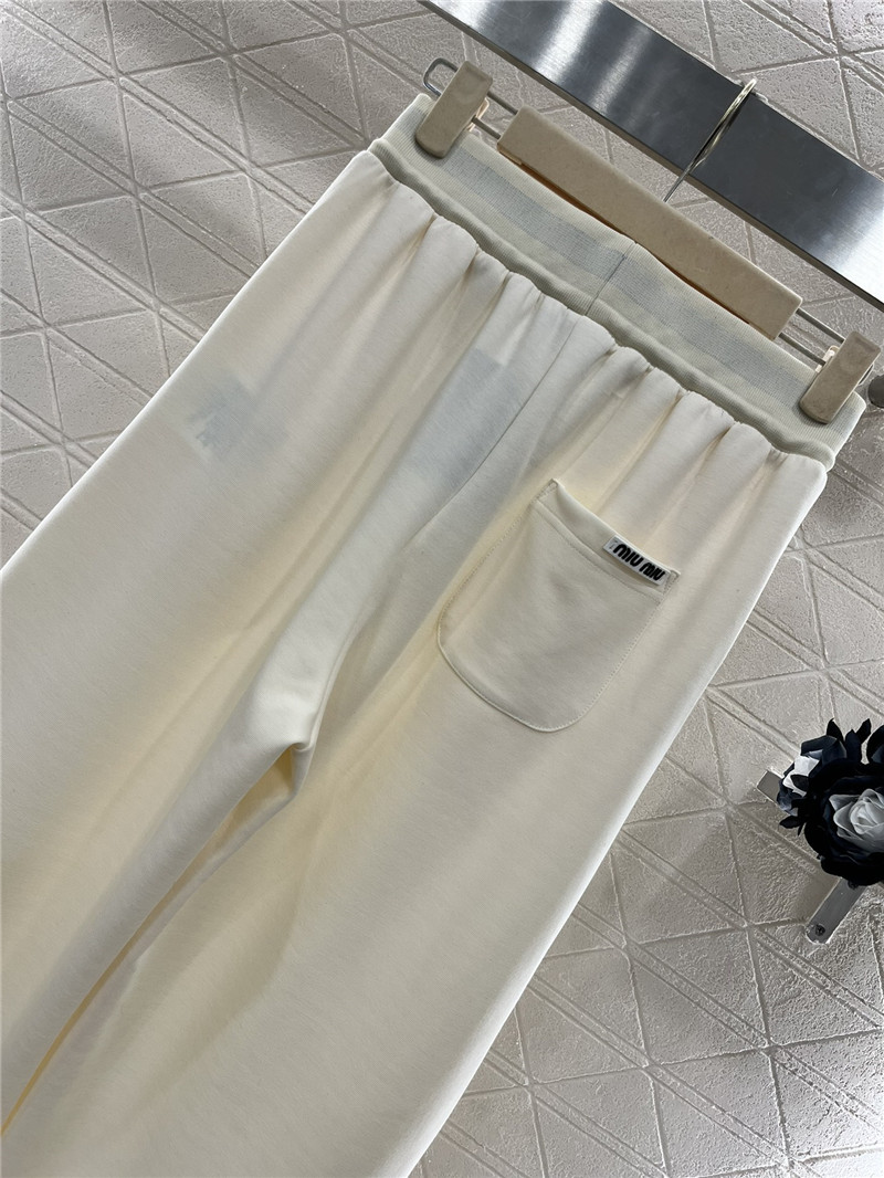 miumiu webbing casual trousers replica clothing sites