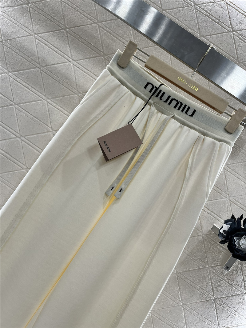 miumiu webbing casual trousers replica clothing sites