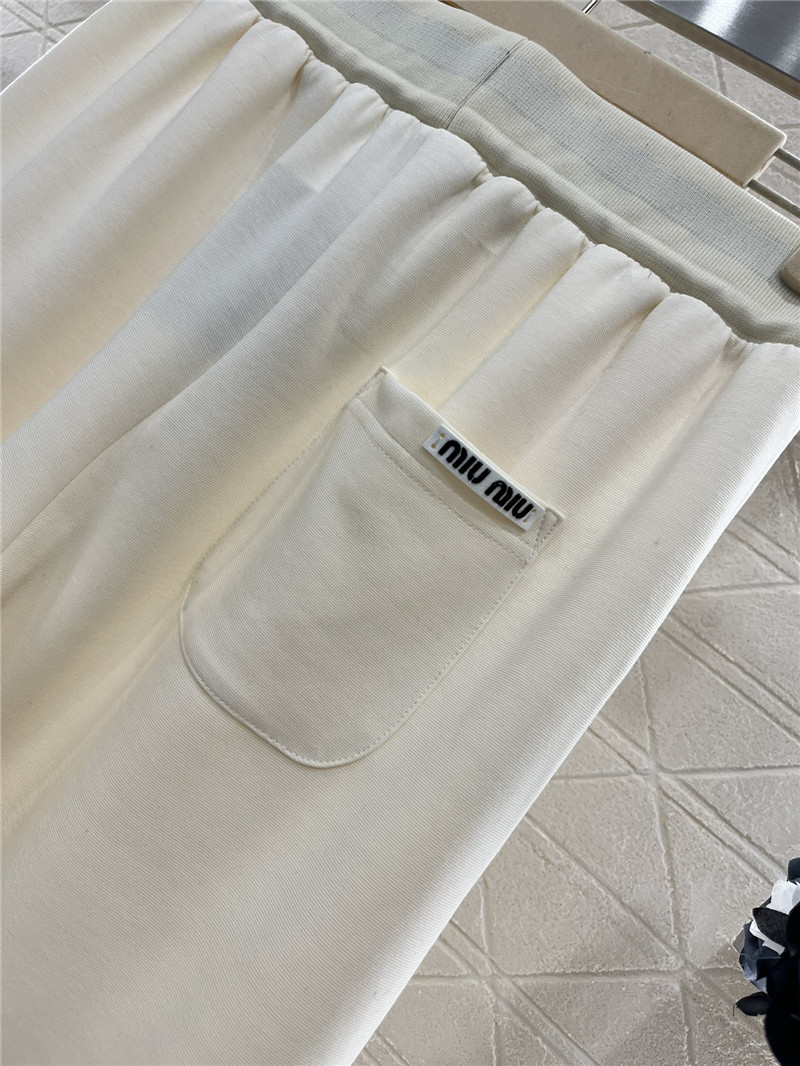 miumiu webbing casual trousers replica clothing sites