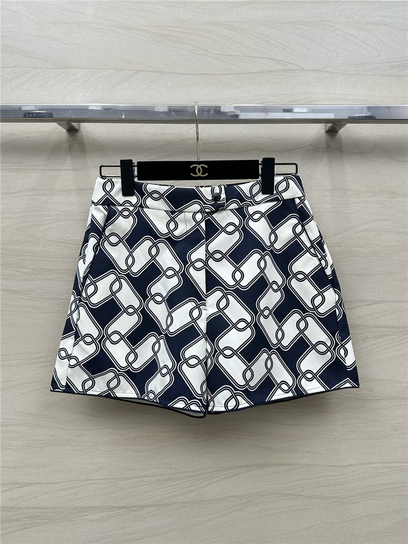 Moncler geometric print shorts replica clothing