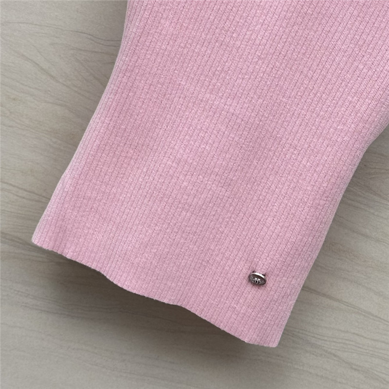 Ch**el polo collar waist knitted small vest replica clothes