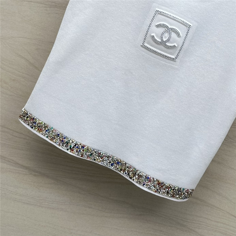 ch**el hot D1am0nd hem knitted vest top replica clothing