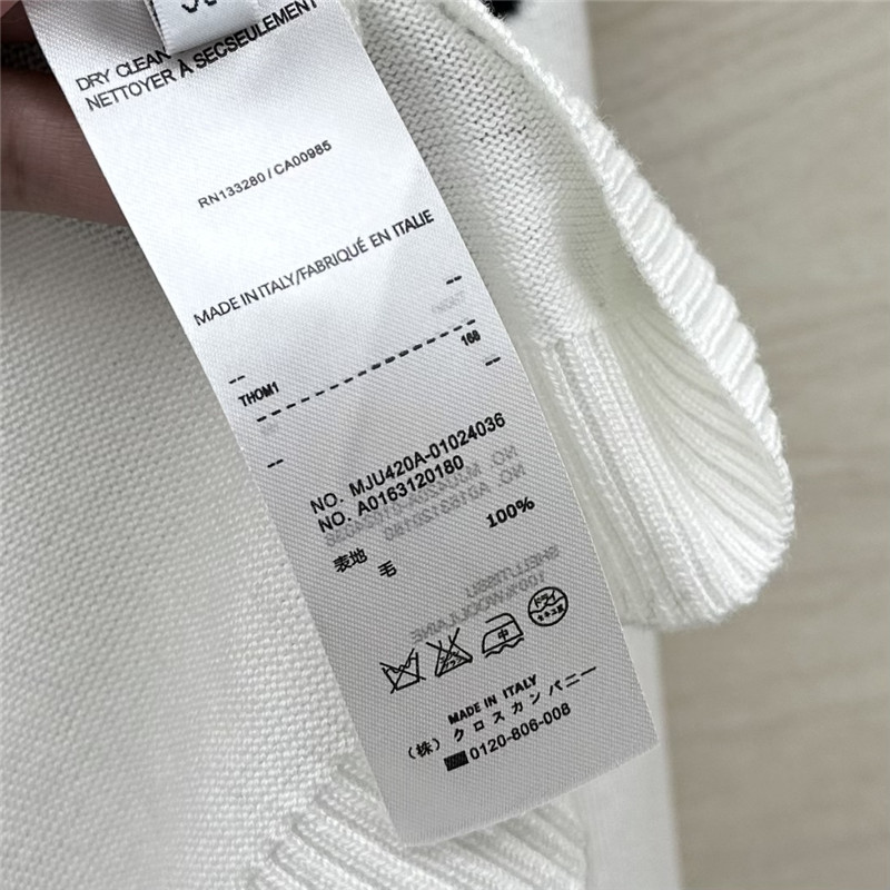 Thom Browne Floral-Intarsia Cashmere Cardigan