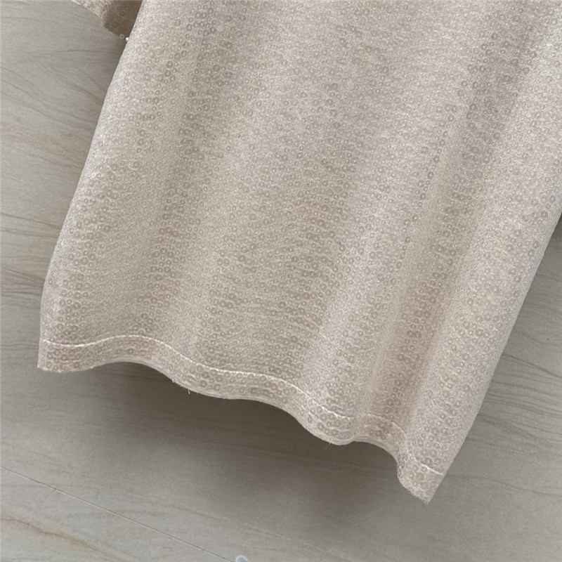 BC sequined silk wool top replica clothing sites