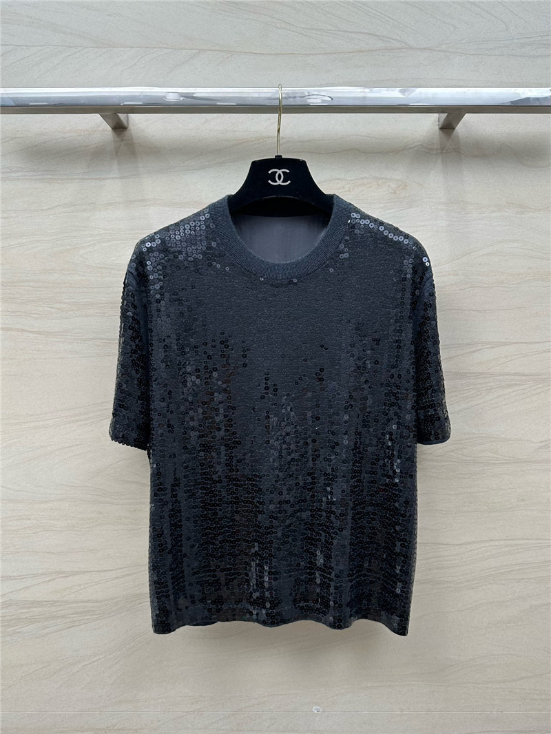 BC sequined silk wool top replica clothing sites