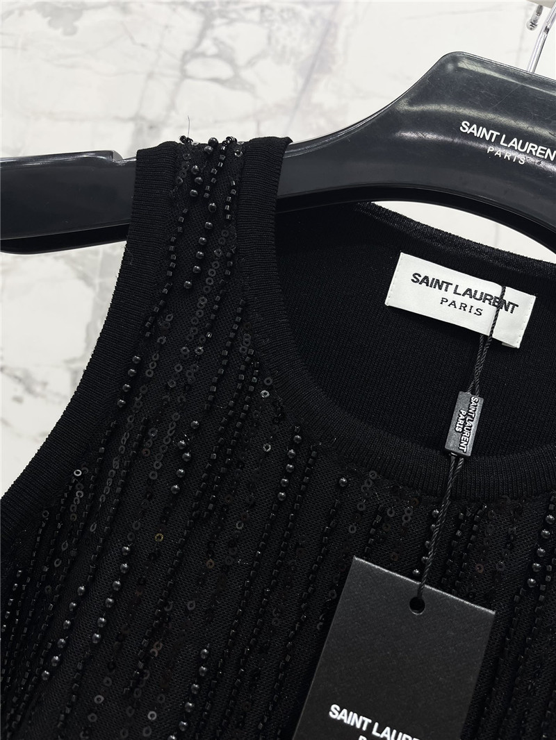 Y51 sleeveless knitted dress replica designer clothes