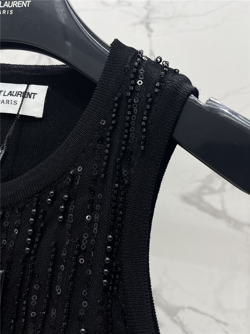 Y51 sleeveless knitted dress replica designer clothes