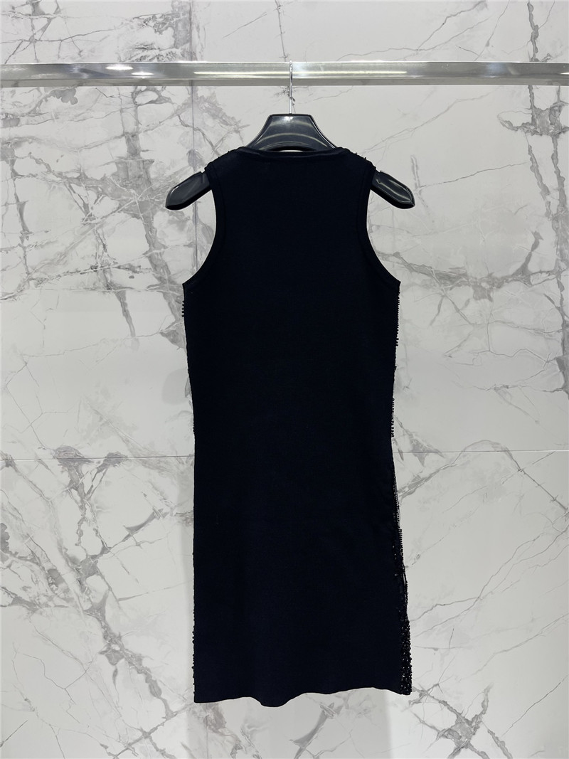 Y51 sleeveless knitted dress replica designer clothes