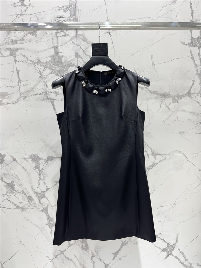 Versace diamond collar dress replica designer clothes