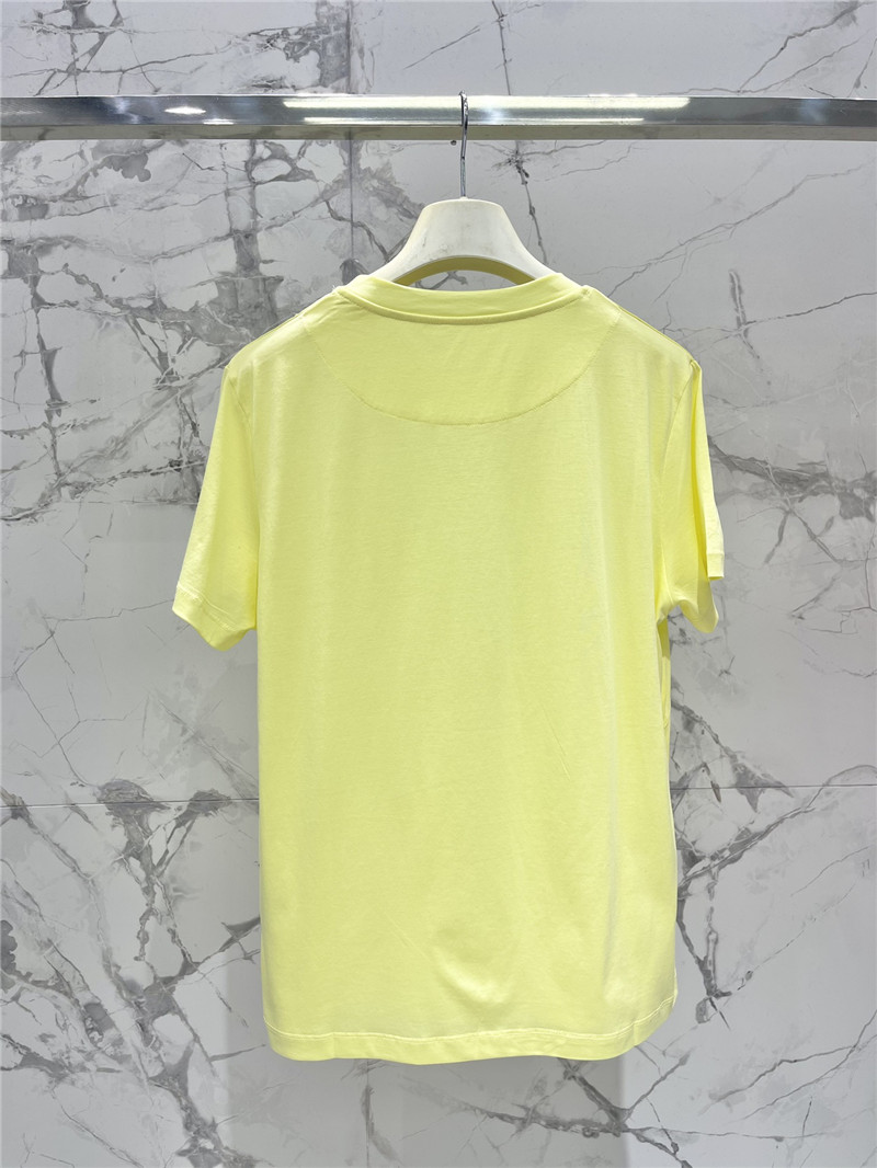 L0ew* new tencel round neck short sleeve replica designer clothes