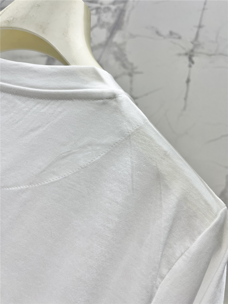 Loewe new tencel round neck short sleeve replica designer clothes