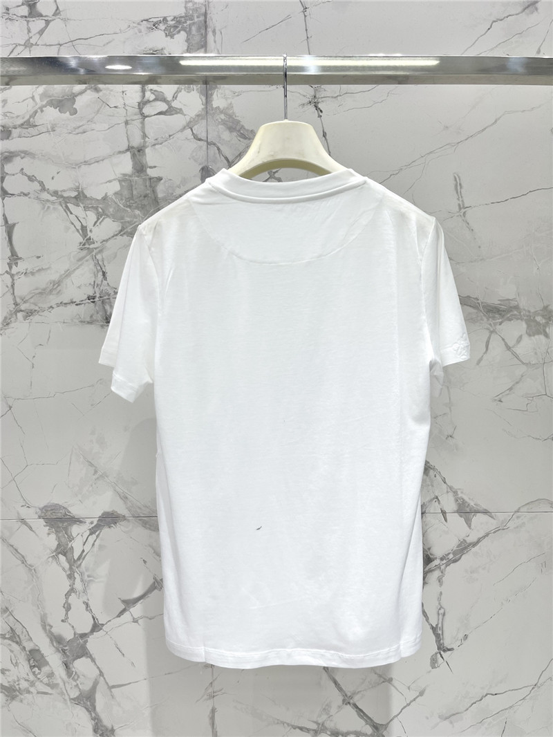 Loewe new tencel round neck short sleeve replica designer clothes