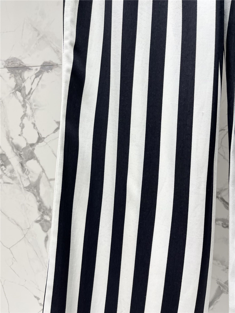 Y51 popular striped pants replica designer clothes