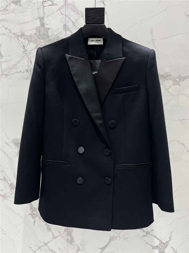 Y51 patchwork acetate smoking suit replica clothing